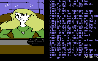 Nine Princes in Amber screenshot 4 for Commodore 64